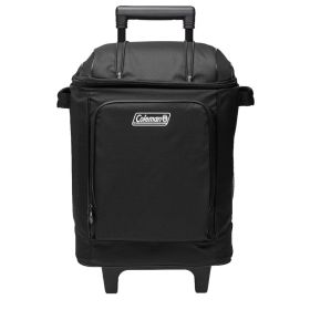 Coleman CHILLER; 42-Can Soft-Sided Portable Cooler w/Wheels - Black