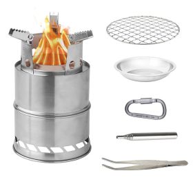 Mini Stainless Steel Folding Wood Stove