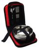 Tableware, Stainless, Camping, Cooking, w/Travel Bag,  Red