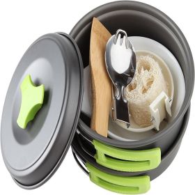 Backpack Camping Pot And Pans Set