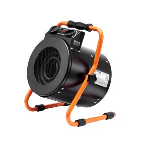 VEVOR Greenhouse Heater with Thermostat, 1500W with Overheat Protection, 2-Speed Setting