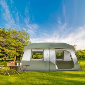 8 Person Camping Tent with Rainfly & Windproof with Carry Bag