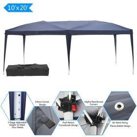 Waterproof Folding Tent with Carry Bag Blue