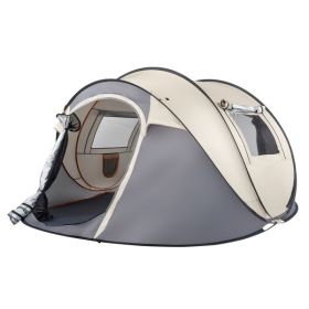 Camping Tent; 4 Person Pop Up; Easy Setup For Camping