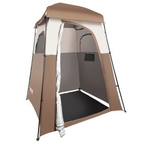 VEVOR Shower Tent, 66" x 66" x 87" 1 Room Oversize Portable Shelter, with Detachable Top, Pockets