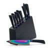 13-Piece Knife Block Set, Rainbow Blades