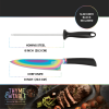 13-Piece Knife Block Set, Rainbow Blades