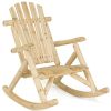 Wood  Porch Single Rocking Chair