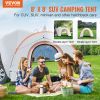 VEVOR SUV Camping Tent, 8'-8' Tent Attachment for Camping with Rain Layer and Carry Bag