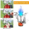 Ultralight Camping Stoves w/ Piezo Ignition