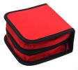 Tableware, Stainless, Camping, Cooking, w/Travel Bag,  Red