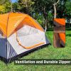 2/6 Family Camping Tents, Double Layers, Waterproof, Windproof