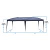Waterproof Folding Tent with Carry Bag Blue
