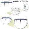 Waterproof Folding Tent with Carry Bag Blue