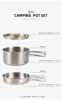 304 Stainless Steel Picnic Cookware Set