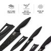 Non-Stick Stainless Steel Speckled Kitchen Knives, 3 Piece Set