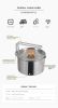 Multifunctional 304 Stainless Steel Boiling Kettle
