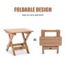 Portable Folding Side Table Square