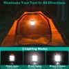 Solar Lantern LED Collapsible Tent Lamp USB Rechargeable