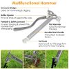 Camping Accessories Kit with 9.84FT Reflective Ropes for Camping Hiking Canopy