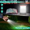 Solar Lantern LED Collapsible Tent Lamp USB Rechargeable