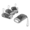 3 LED Dynamo Crank Power Wind Up Flashlight Camping Lamp
