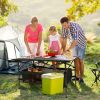 Camping Table Lightweight Aluminum Roll-up Desk with Carrying Bag