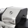 Multi-function Burner Gas Grill and Griddle Combo with Cover