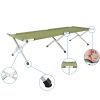 Folding Camping Cot with Carrying Bag Army Green
