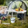 Folding Fish Cleaning Table with Sink and Faucet