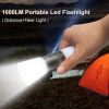 2-in-1 Portable Led Flashlight, Rechargeable