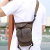 Canvas Drop Leg Bag Outdoor Waist Pack For Men Women T
