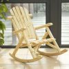 Wood  Porch Single Rocking Chair