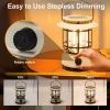 Solar Camping Lantern, Vintage Decorative Retro Horse Lamp with Multifunctional Whistle