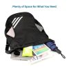 1pc Lightweight Outdoor Drawstring Backpack With Side Pocket