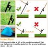 Camping Accessories Kit with 9.84FT Reflective Ropes for Camping Hiking Canopy