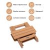 Adirondack Portable Folding Side Table Square