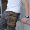 Canvas Drop Leg Bag Outdoor Waist Pack For Men Women T