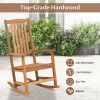 Patio High-Back Rocking Chair Ergonomic