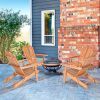 Eucalyptus Chair Foldable Outdoor Wood Lounger