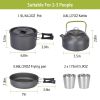 12Pcs Aluminum Pot Pans Kit