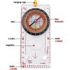 Portable Compass With Ruler Scale