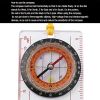 Portable Compass With Ruler Scale