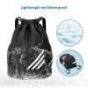 1pc Lightweight Outdoor Drawstring Backpack With Side Pocket