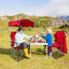 Camping Lawn Canopy Chair with Cup Holder