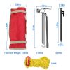 Camping Accessories Kit with 9.84FT Reflective Ropes for Camping Hiking Canopy