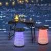 3 Pieces Folding Camping Table Stool Set