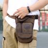 Canvas Drop Leg Bag Outdoor Waist Pack For Men Women T