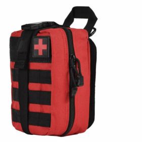 Tactical First Aid Pouch; Utility Bag (Bag Only) (Color: Red)