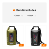 Waterproof Dry Bag 10L/20L/30L; Fishing Bag With Clear Phone Case